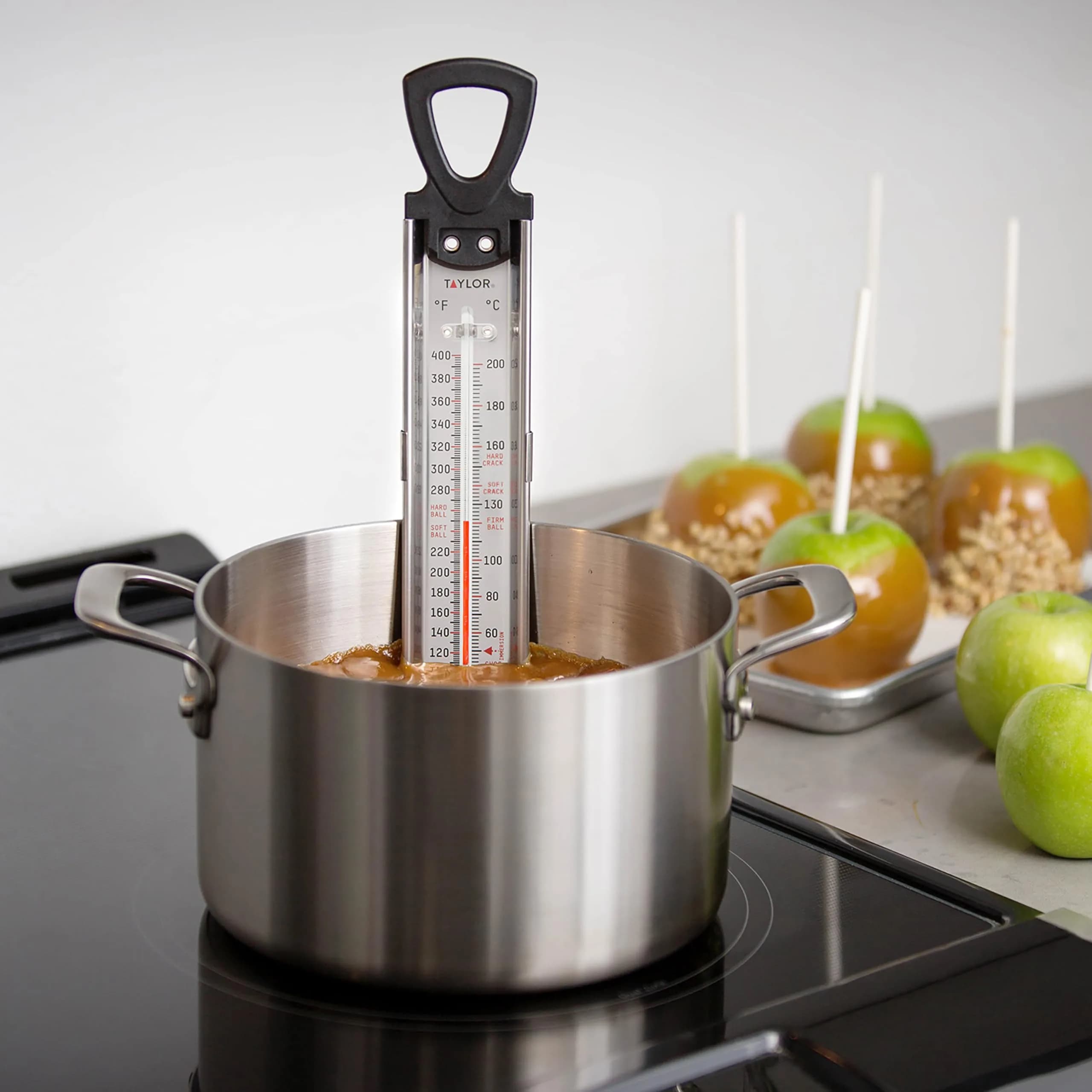 Taylor Stainless Steel Candy and Deep Fry Thermometer 12-Inch | Measures 100-400°F for Confections & Frying - view 6