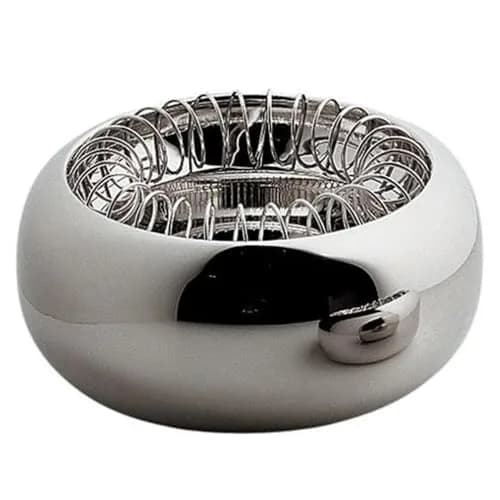 Alessi Spirale Ashtray 12cm (4.72in) | Designer Achille Castiglioni, Modern Stainless Steel thumbnail 3