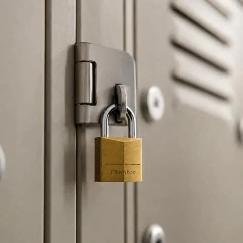 Master Lock Padlock, Solid Brass, 3/4 in. Wide, 120Q, Pack of 4 | Corrosion-Resistant, Keyed Alike thumbnail 7