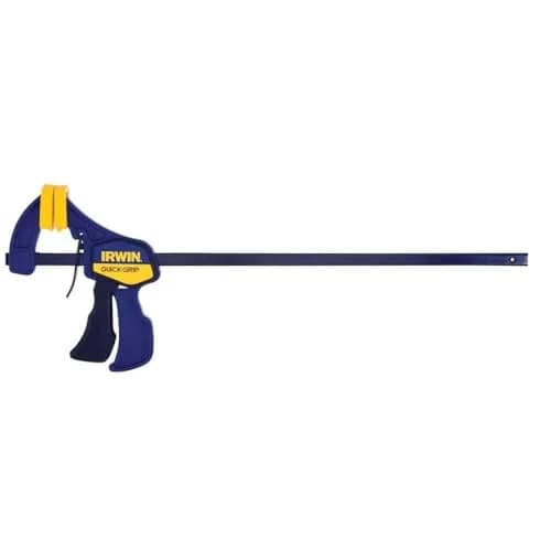 IRWIN QUICK-GRIP Mini One-Handed Bar Clamp 30.48cm (12-Inch) | Secure Hold for Small Projects thumbnail 1
