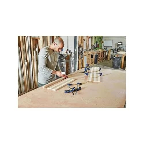 IRWIN QUICK-GRIP Mini One-Handed Bar Clamp 30.48cm (12-Inch) | Secure Hold for Small Projects thumbnail 3