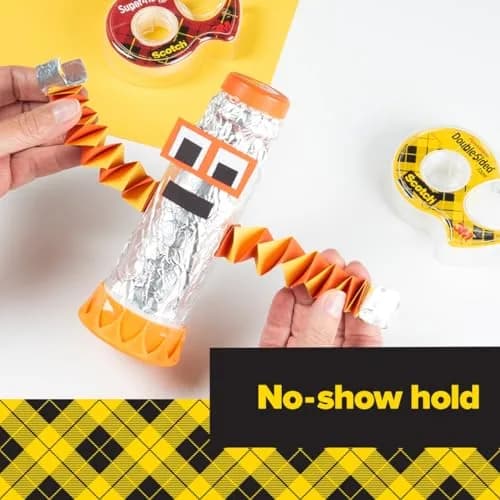 Scotch Permanent Double Sided Tape with Dispenser 1.27 cm x 635 cm (0.5 in. x 250 in.) | Mess-Free Permanent Adhesive thumbnail 6