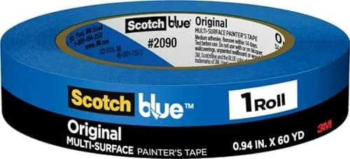 ScotchBlue Original Multi-Surface Painter's Tape 2.4 cm (1 Inch) x 54.8 m (180 Ft) | Clean Removal Tape for Walls, Trim, Glass thumbnail 1