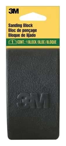3M Rubber Sanding Block 12.1 cm x 6.7 cm (4.75 x 2.63 in) | Classic Heavy Duty Sanding Tool thumbnail 1