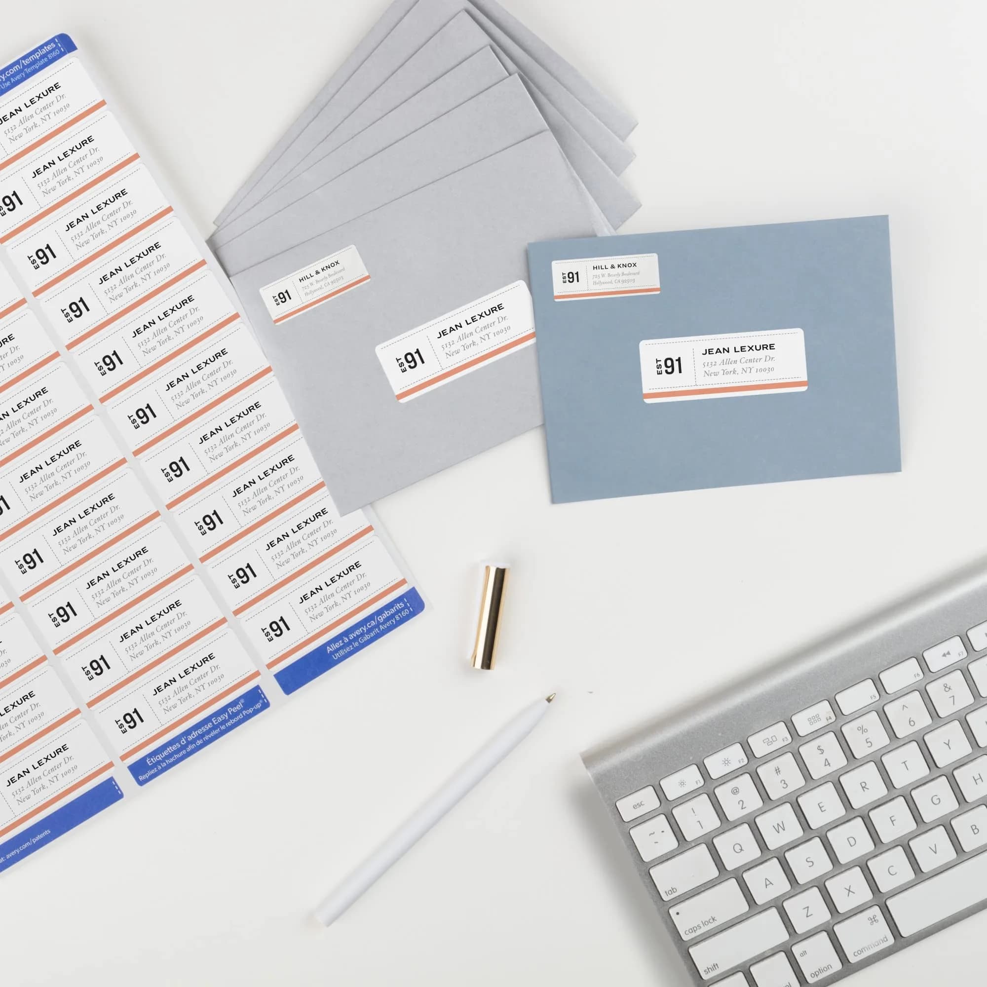 Avery Easy Peel Address Labels, Inkjet Printers, White, 1" x 2-5/8", Box of 750 Labels | Professional Grade - view 7