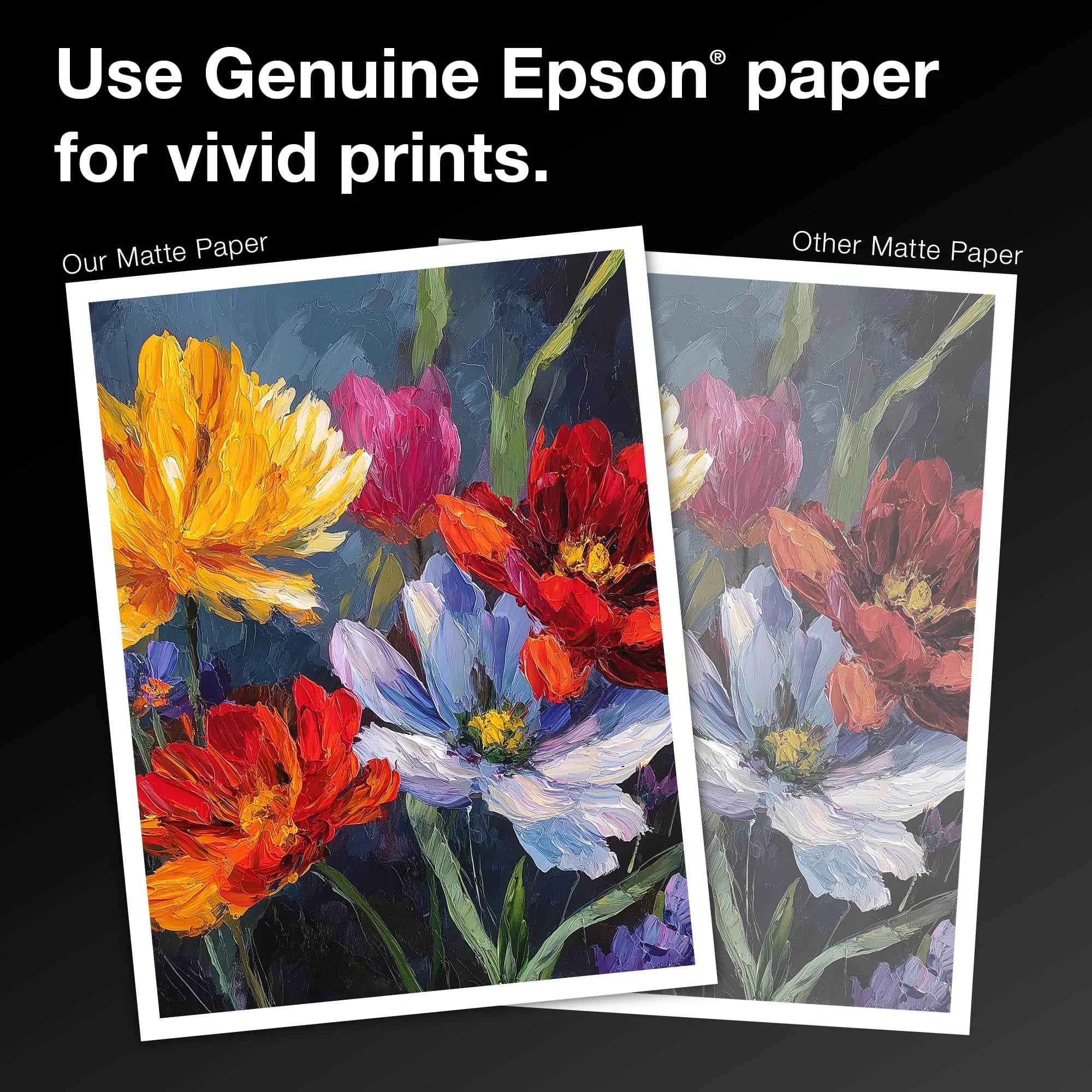 Epson Ultra Premium Presentation Paper Matte 8.5x11 Inches (50 Sheets) | Vivid Color Reproduction - view 5