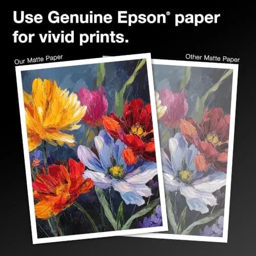 Epson Ultra Premium Presentation Paper Matte 8.5x11 Inches (50 Sheets) | Vivid Color Reproduction thumbnail 5