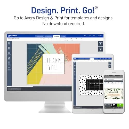 Avery Printable Tent Cards, 2.5" x 8.5", Matte White, 100 Place Cards | Customizable, Heavyweight Cardstock, Perfect for Events thumbnail 9