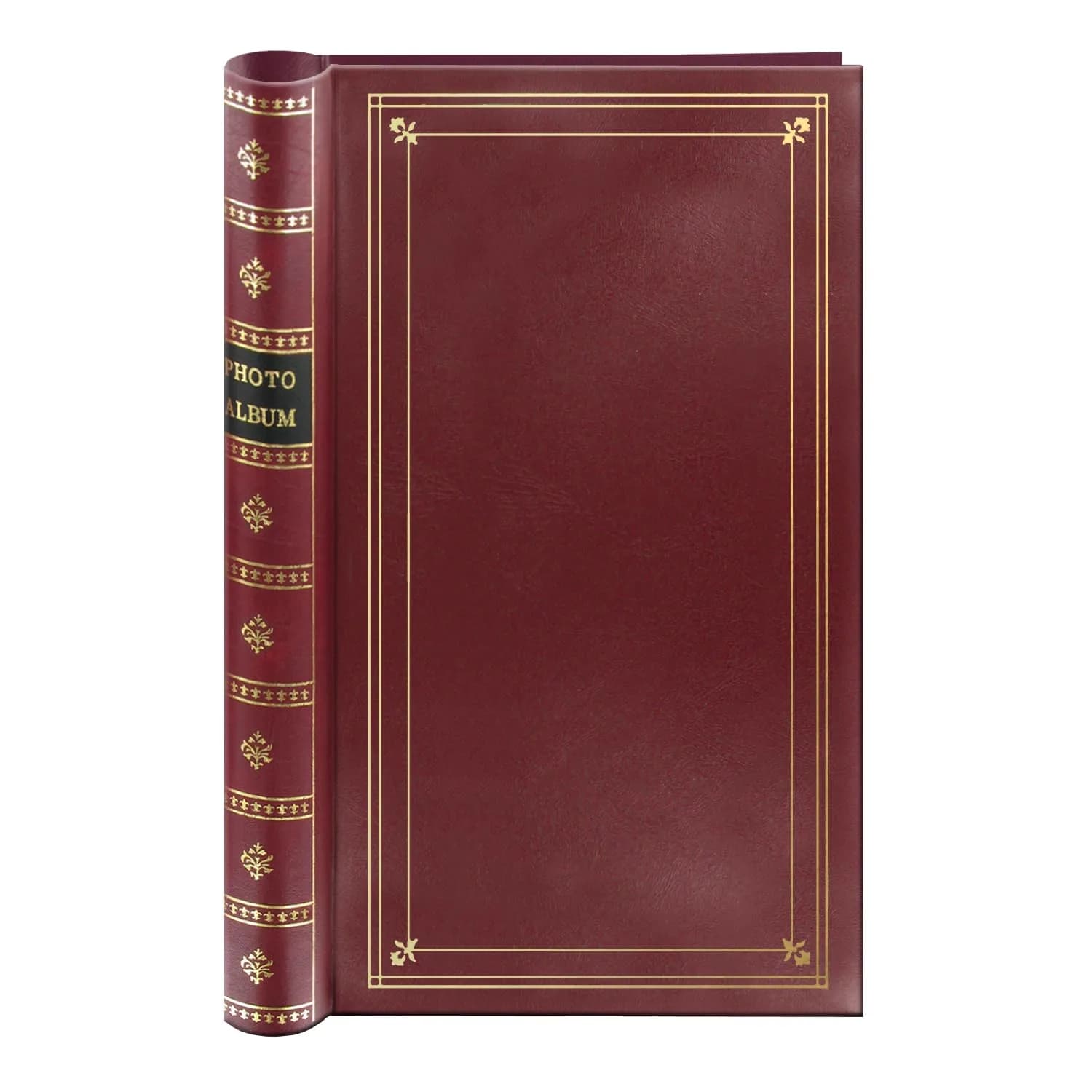 Pioneer Photo Albums Burgundy Spiral Bound 300 Photo Album | Holds 4x6 Photos with Memo Area - main product image