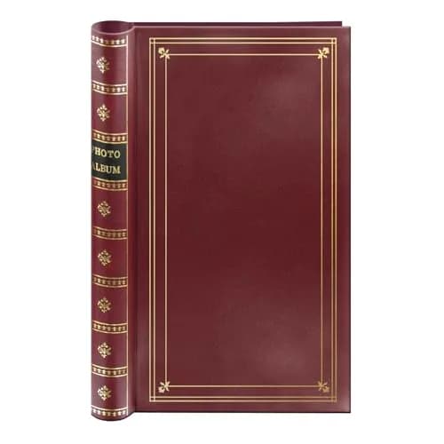 Pioneer Photo Albums Burgundy Spiral Bound 300 Photo Album | Holds 4x6 Photos with Memo Area thumbnail 1