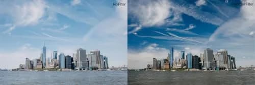 Tiffen 55mm Linear Polarizer Filter | Reduces Glare & Reflections, Minimizes Haze thumbnail 3