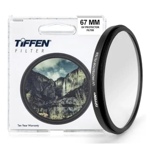 Tiffen 67mm UV Protector Filter 67mm Lens Filter | Clear Optical Glass Reduces the Bluish cast of Daylight thumbnail 1