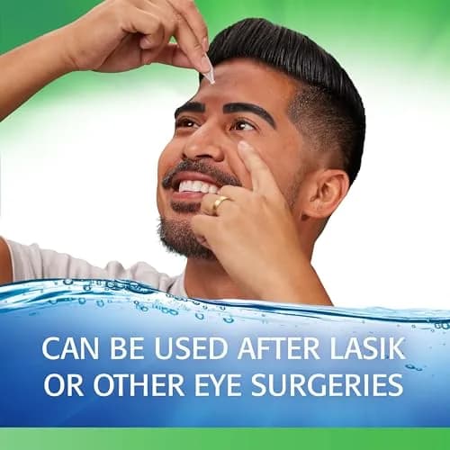 Refresh PLUS Lubricant Eye Drops Preservative-Free Artificial Tears 0.4 mL (0.01 Fl Oz) | 50 Single-Use Vials thumbnail 5