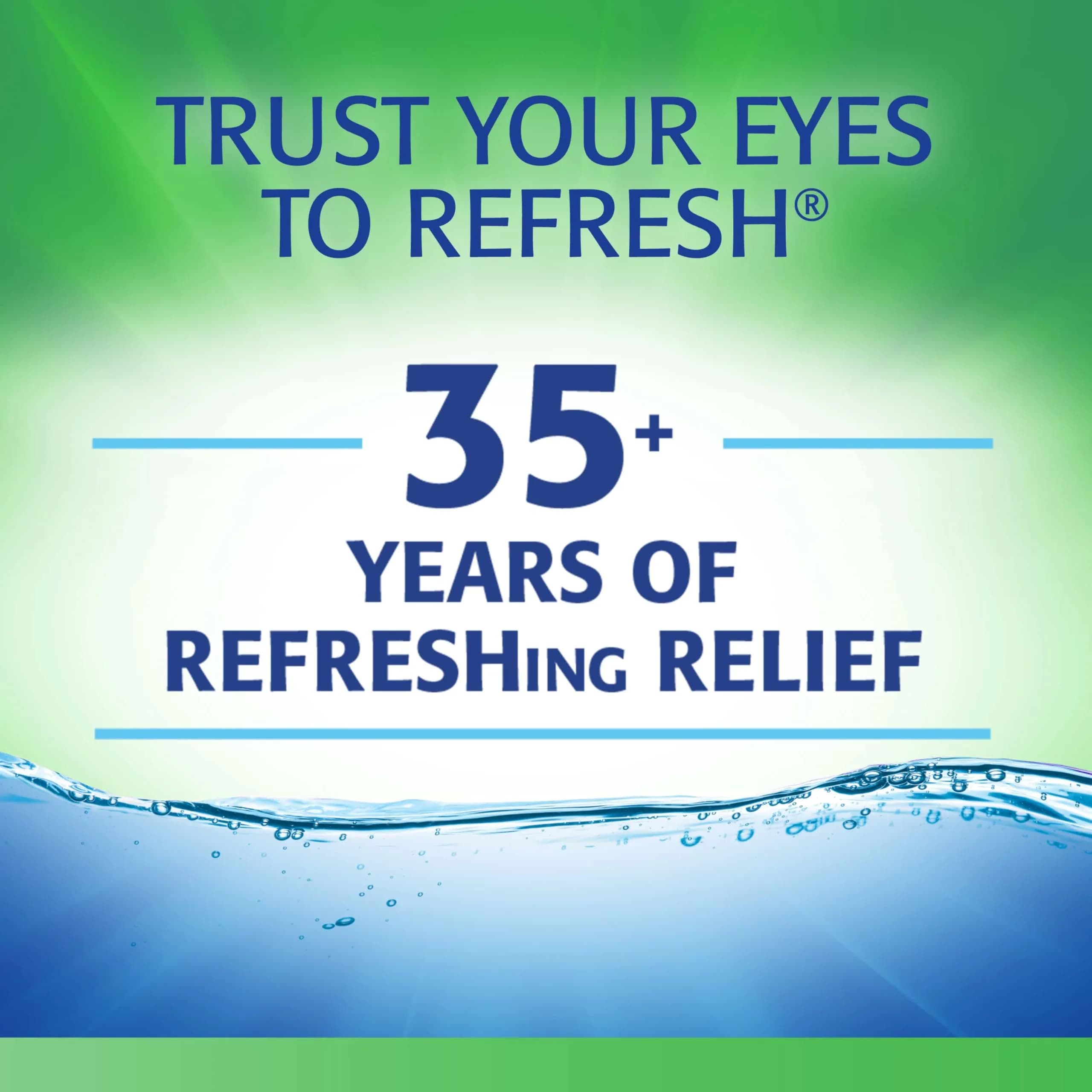 Refresh PLUS Lubricant Eye Drops Preservative-Free Artificial Tears 0.4 mL (0.01 Fl Oz) | 50 Single-Use Vials - view 3
