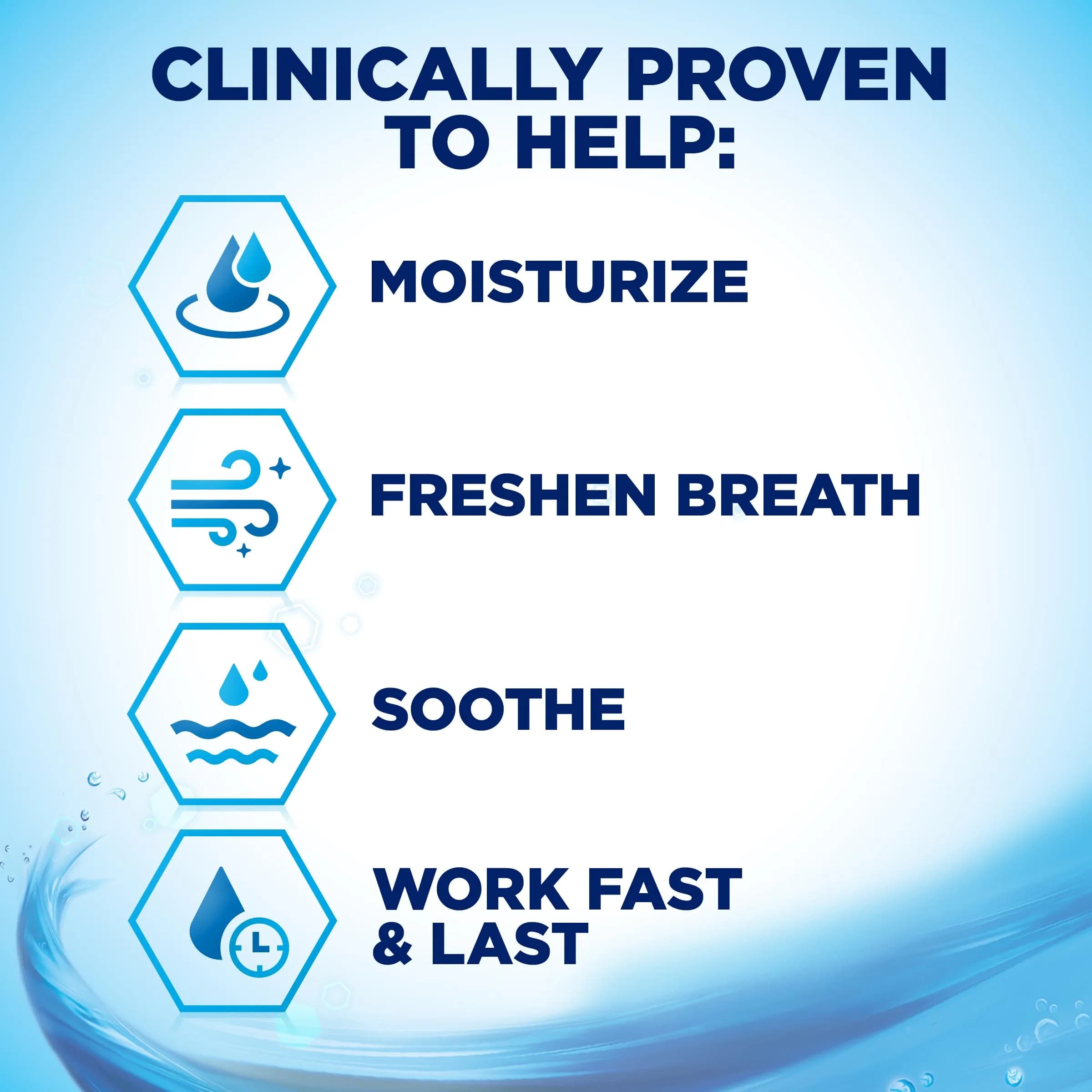 Biotène Oral Rinse Mouthwash for Dry Mouth, Fresh Mint - 16 fl oz | Soothes & Lubricates for 4 Hours - view 3