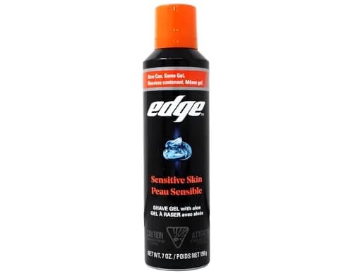 Edge Sensitive Skin Shave Gel for Men, 198ml (7 Oz) | Protects Against Nicks & Cuts thumbnail 1