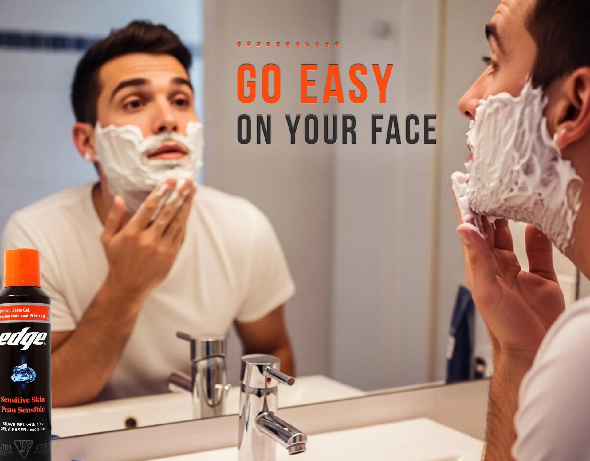 Edge Sensitive Skin Shave Gel for Men, 198ml (7 Oz) | Protects Against Nicks & Cuts - view 8