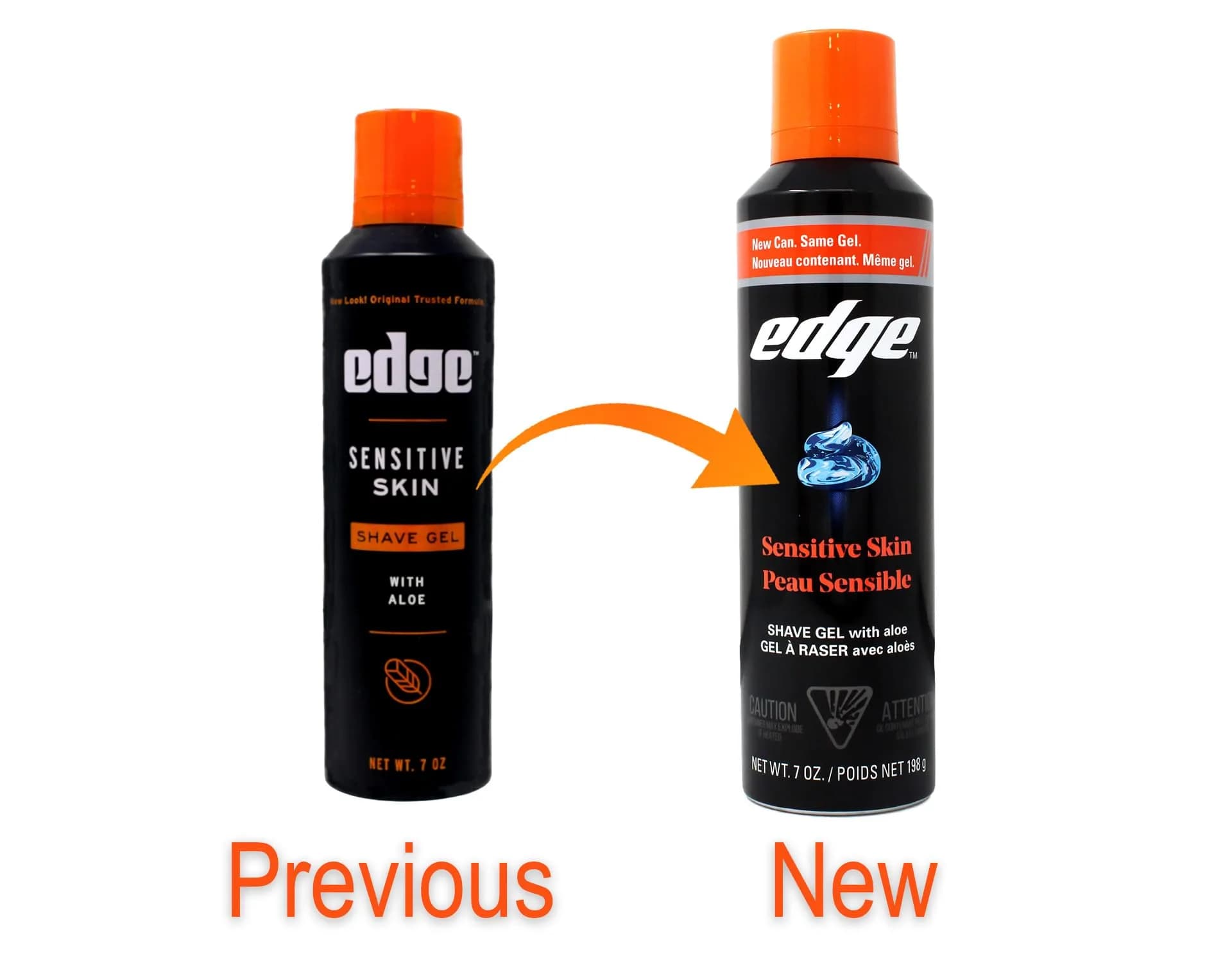 Edge Sensitive Skin Shave Gel for Men, 198ml (7 Oz) | Protects Against Nicks & Cuts - view 2