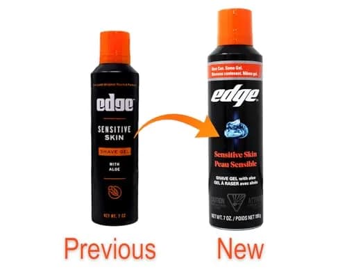 Edge Sensitive Skin Shave Gel for Men, 198ml (7 Oz) | Protects Against Nicks & Cuts thumbnail 2