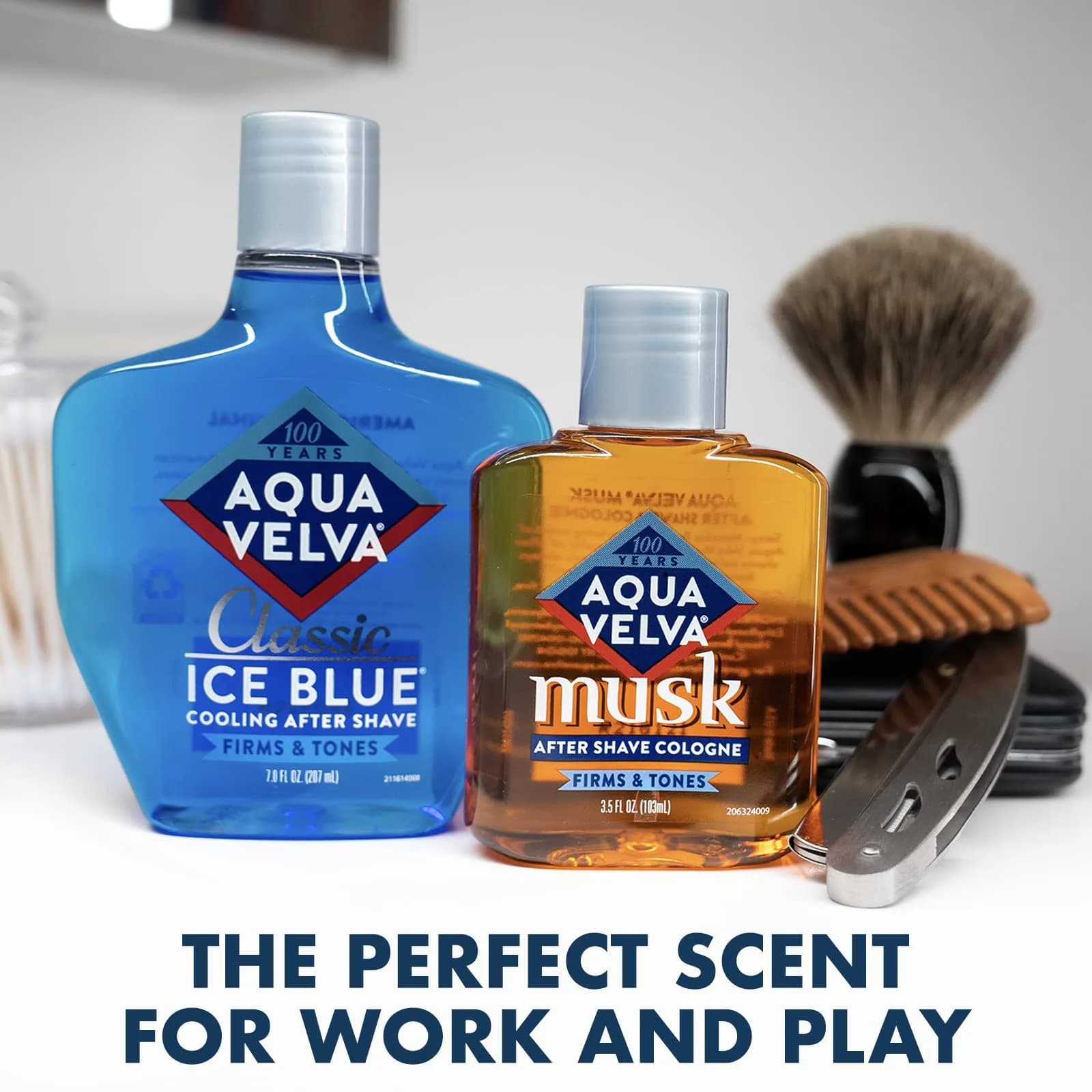 Aqua Velva Classic Ice Blue After Shave Lotion 207ml (7 Fl Oz) | Soothes, Cools, Refreshes Skin - view 5