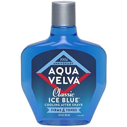 Aqua Velva Classic Ice Blue After Shave Lotion 207ml (7 Fl Oz) | Soothes, Cools, Refreshes Skin thumbnail 1