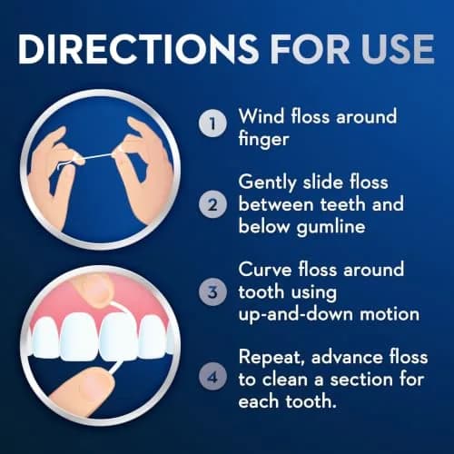 Oral-B Super Floss Pre-Cut Strands, 50 Count (15g) | Mint Flavor Dental Floss for Bridges, Braces, and Wide Spaces thumbnail 8