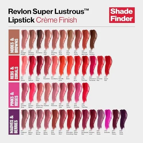 Revlon Super Lustrous Lipstick Rum Raisin 535 0.15 oz (4.2 g) | Classic Cream Finish thumbnail 7