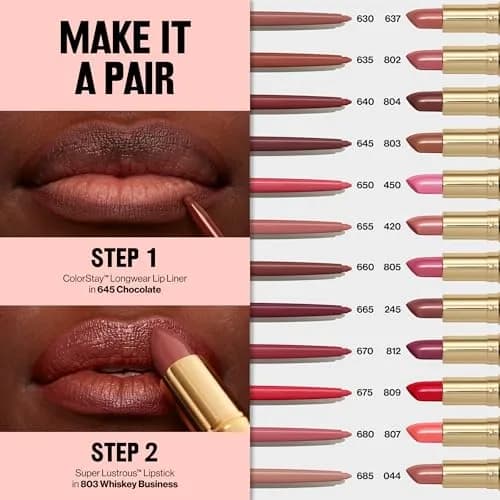 REVLON ColorStay Lipliner Pencil with Sharpener, Plums 060, 0.28g (0.01 oz) | Long-Lasting Satin Finish thumbnail 5