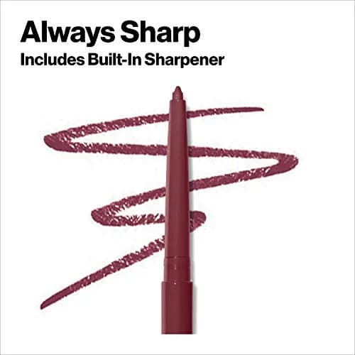 REVLON ColorStay Lipliner Pencil with Sharpener, Plums 060, 0.28g (0.01 oz) | Long-Lasting Satin Finish thumbnail 5