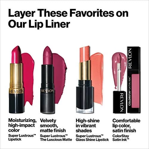 REVLON ColorStay Lipliner Pencil with Sharpener, Plums 060, 0.28g (0.01 oz) | Long-Lasting Satin Finish thumbnail 8