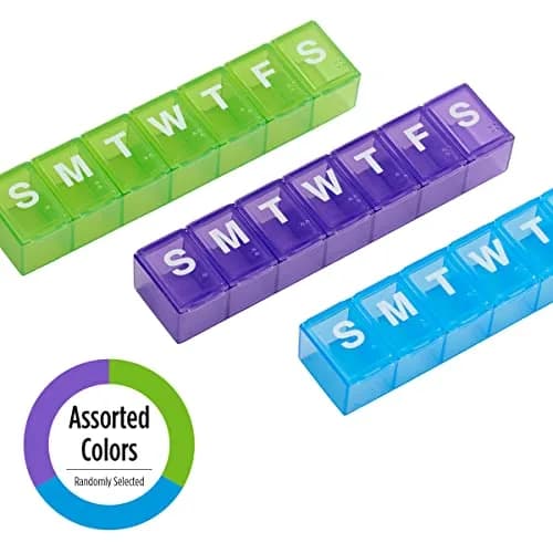 EZY DOSE Weekly Large Pill Organizer Planner 7-Day | Arthritis Foundation Endorsed thumbnail 5