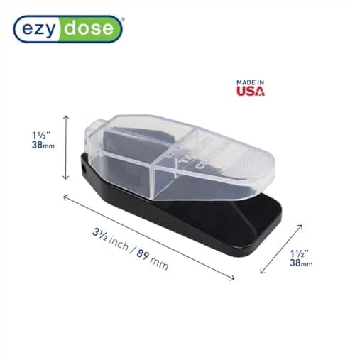 EZY DOSE Pill Cutter, Safely Cuts Pills, Vitamins & Tablets, Standard Size | Precise Cuts for Small & Large Pills thumbnail 3