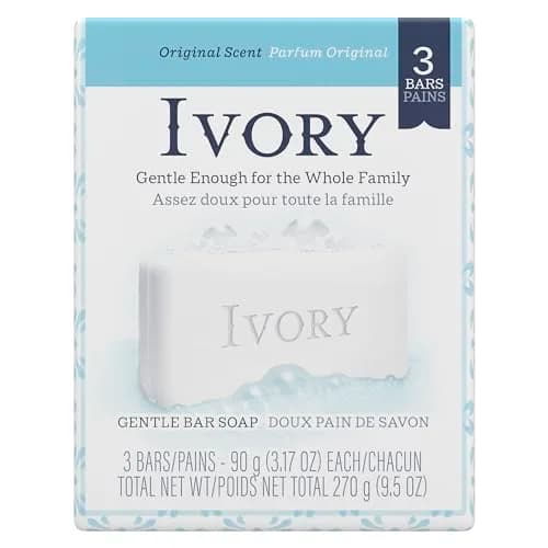 Ivory Original Bar Soap 3.1 oz (90 g) | Classic Moisturizing Cleanse thumbnail 1