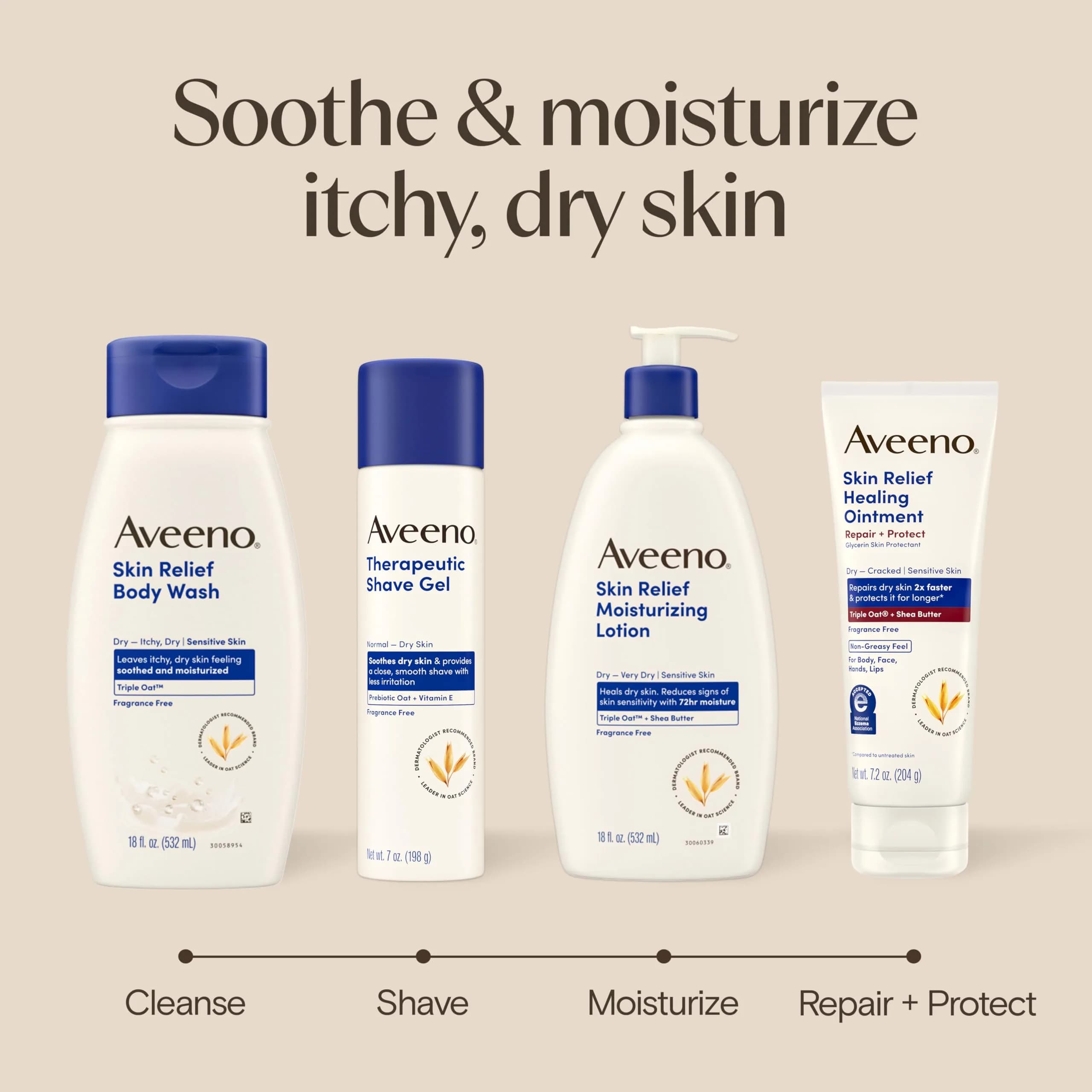 Aveeno Therapeutic Shave Gel for Sensitive Skin 207ml (7 Oz) | Prevents Razor Bumps & Irritation - view 8