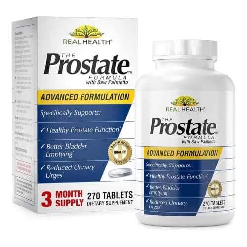 Real Health The Prostate Formula, Pomegranate, Zinc, Pumpkin - 270 Count | Supports prostate health and urinary comfort thumbnail 1