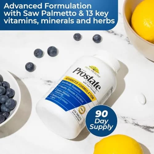 Real Health The Prostate Formula, Pomegranate, Zinc, Pumpkin - 270 Count | Supports prostate health and urinary comfort thumbnail 2