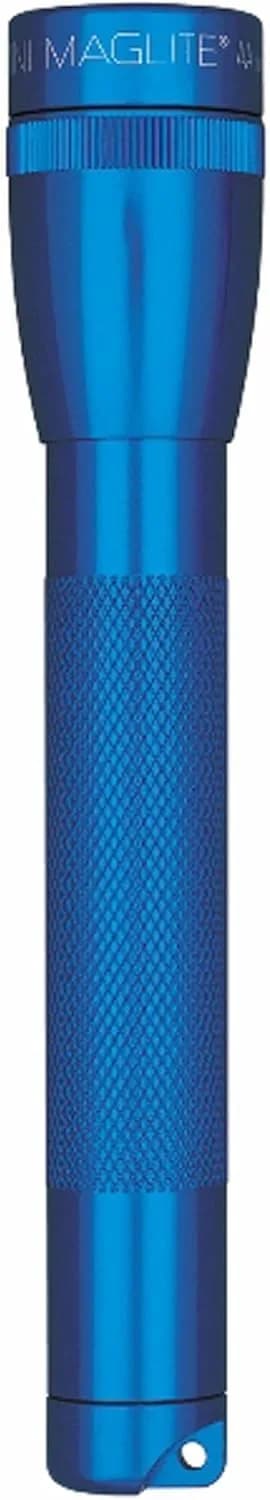 MagLite Mini Incandescent Flashlight – Compact, Water-Resistant, Twist On/Off, 2-Cell AAA Battery-Powered – Blue - main product image