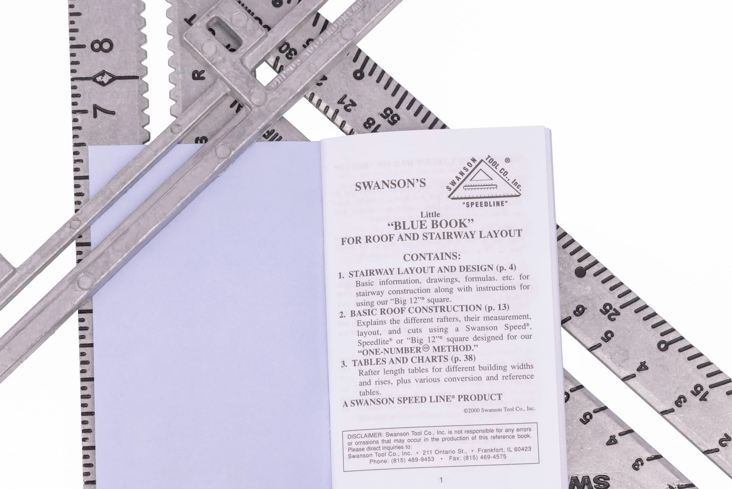Swanson Tool Co. S0107 "Big 12" Speed Square 30cm (12-Inch) | Professional Layout Tool with Blue Book - view 7