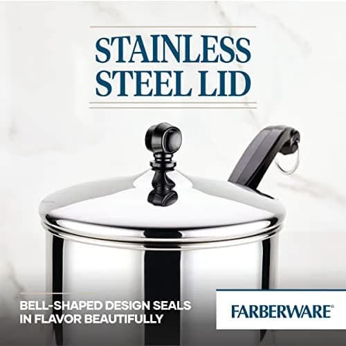 Farberware Classic Series Stainless Steel Sauce Pan with Lid, 2 Qt | Induction Compatible, Oven Safe thumbnail 3