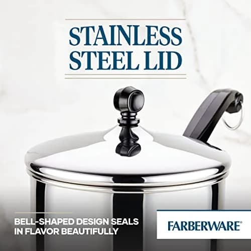 Farberware Classic Series Sauce Pan with Lid, 3-Quart, Stainless Steel | Durable, Induction Compatible, Oven Safe thumbnail 4