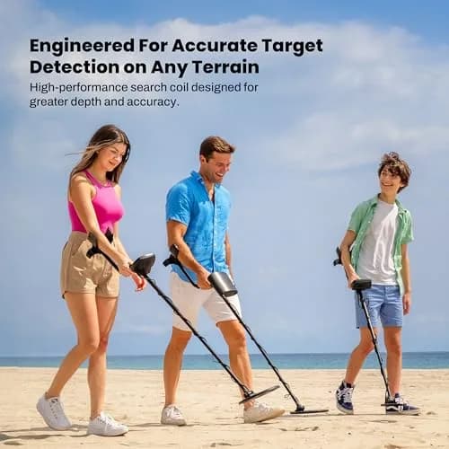 Bounty Hunter TK4 Tracker IV Metal Detector with 8" Waterproof Coil | All-Terrain Gold, Silver, Coin & Relic Finder thumbnail 4
