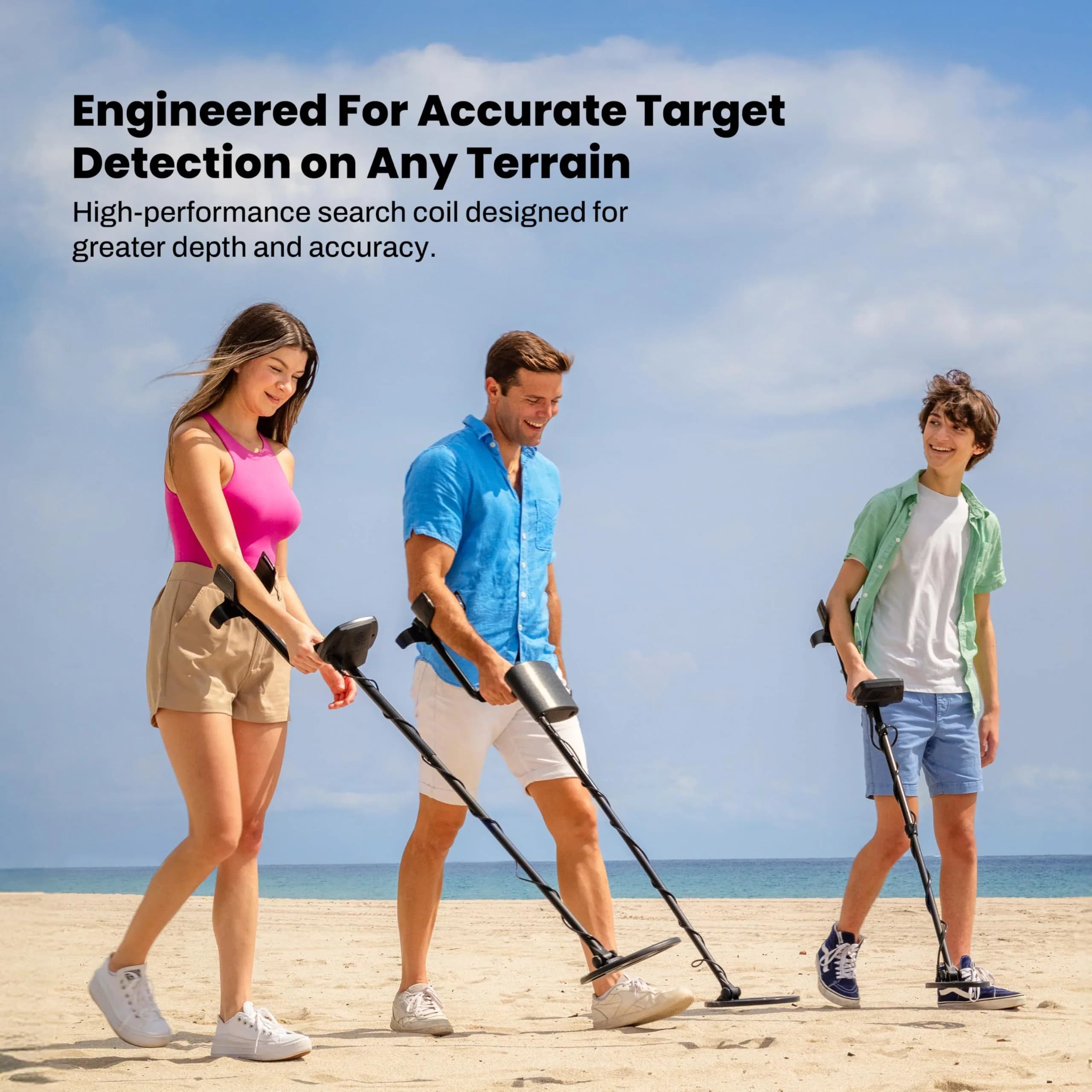 Bounty Hunter TK4 Tracker IV Metal Detector with 8" Waterproof Coil | All-Terrain Gold, Silver, Coin & Relic Finder - view 4