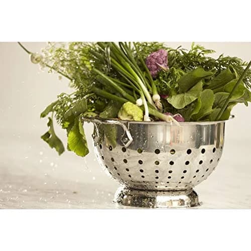 All-Clad Stainless Steel Colander 3 Quart (88.7 ml) | Graduated Holes for Quick Drainage thumbnail 4