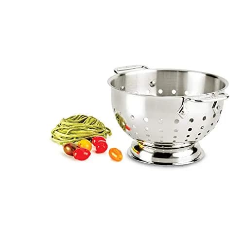All-Clad Stainless Steel Colander 3 Quart (88.7 ml) | Graduated Holes for Quick Drainage thumbnail 2