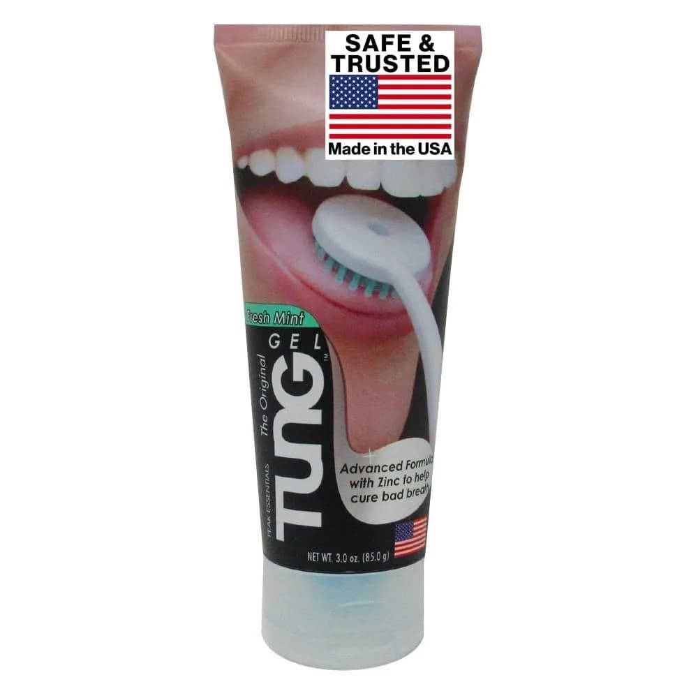 Dr. Wieder's Original Tung-Gel Fresh Mint 88.7ml (3 fl oz) | Dentist-Developed for Bad Breath Control - main product image