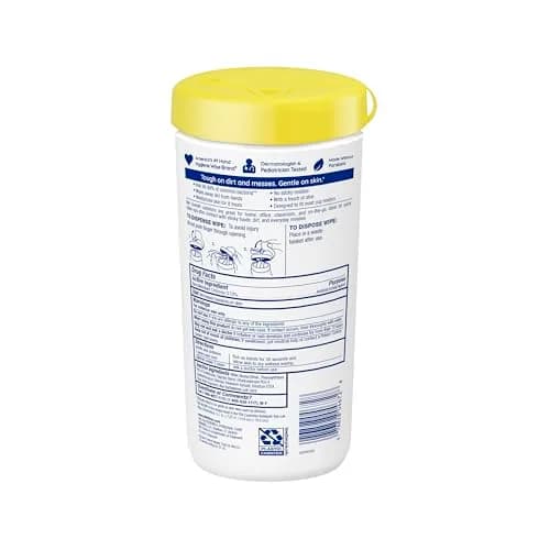 Wet Ones Antibacterial Hand Wipes, Tropical Splash, 40 ct Canister | Kills 99.99% Germs, Hypoallergenic, Aloe, Portable thumbnail 8