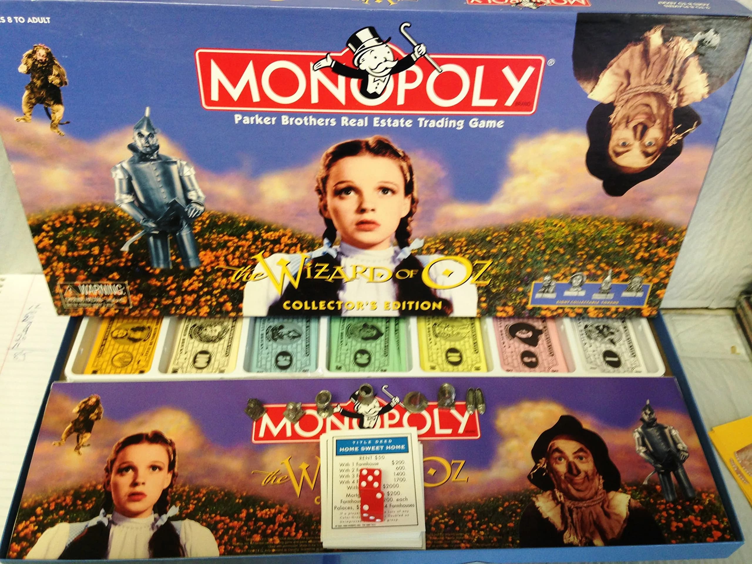 The Wizard Of Oz Monopoly Game | Collector's Edition, Multicolor, 2.25 lbs