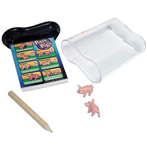 Pass the Pigs Classic Dice Game | Portable Travel Entertainment for All Ages (1 Set, Multicolor) thumbnail 2