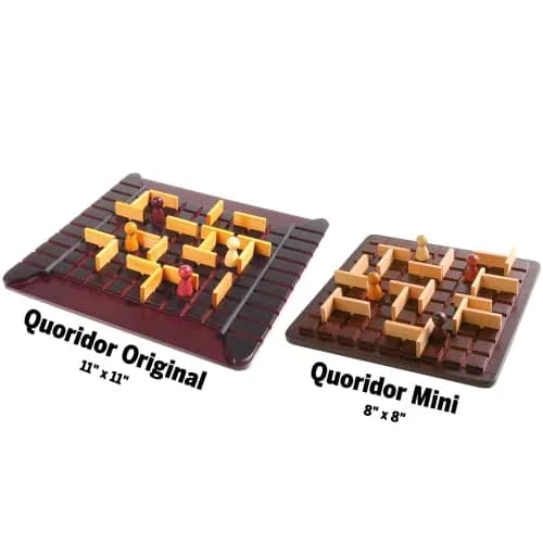 Gigamic Quoridor Mini Strategy Board Game | Ages 8+ | 2 Players | 20.3cm (8in) x 20.3cm (8in) thumbnail 6