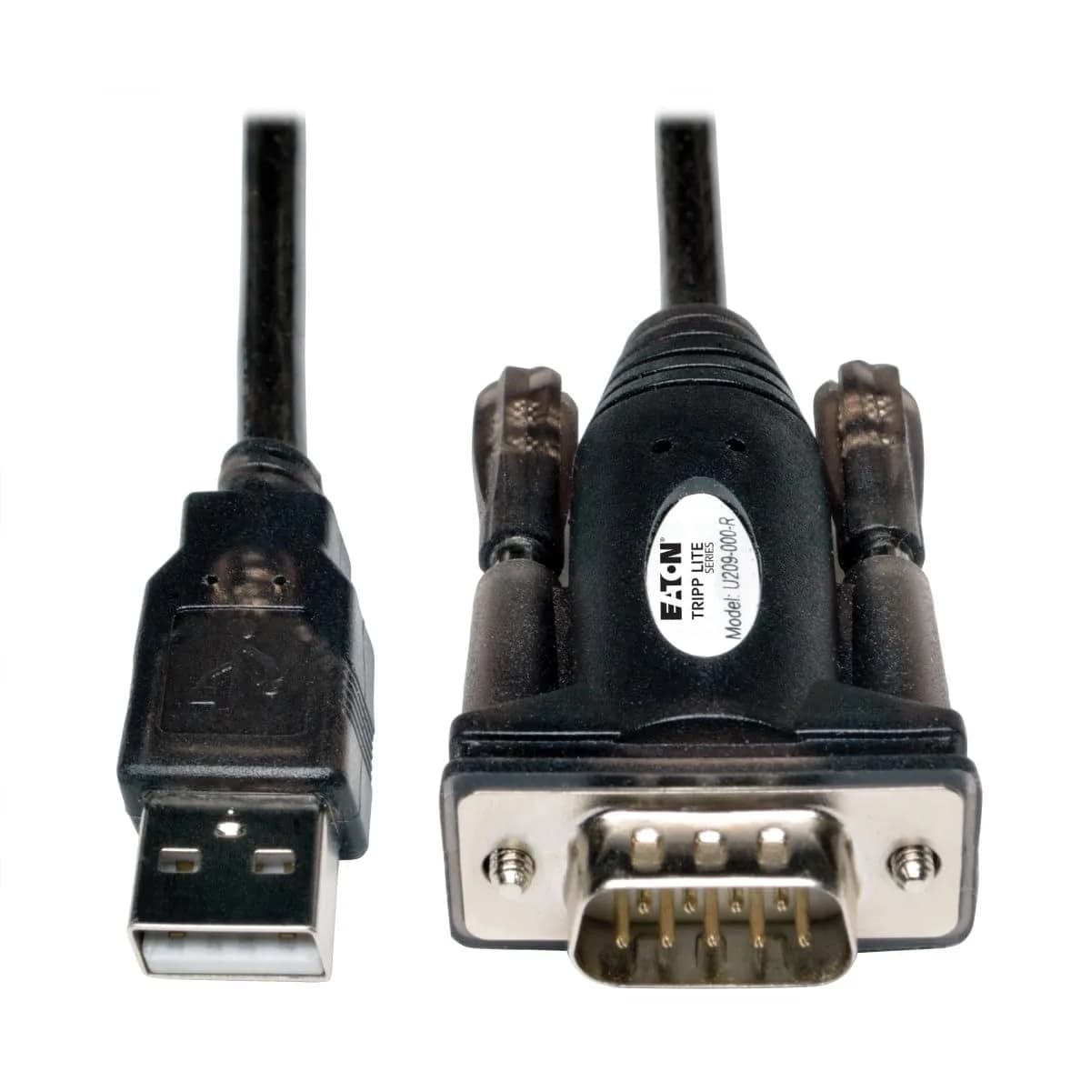 Tripp Lite USB to Serial Adapter Cable, USB-A to DB9 RS232, 1.5m | Supports 230 kbps, Compatible with Windows, Mac, Linux & Android
